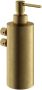 Hotbath Archie ARA09 zeepdispenser wandmodel RVS 316 Geborsteld Messing PVD - Thumbnail 1
