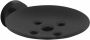 Hotbath Cobber zeepschaal wandmodel 4 x 11 x 13 3 cm mat zwart - Thumbnail 1