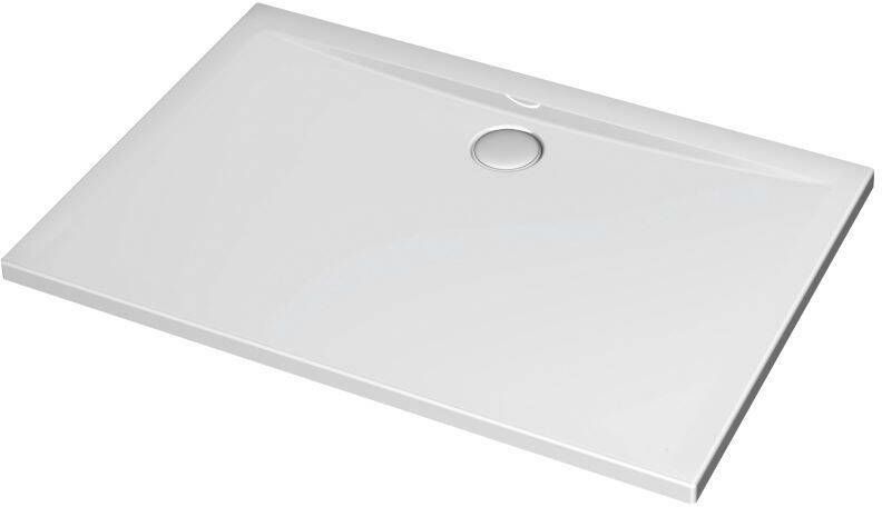 Ideal Standard Ultra Flat kunststof douchebak acryl rechthoekig 120x80x4.7cm wit