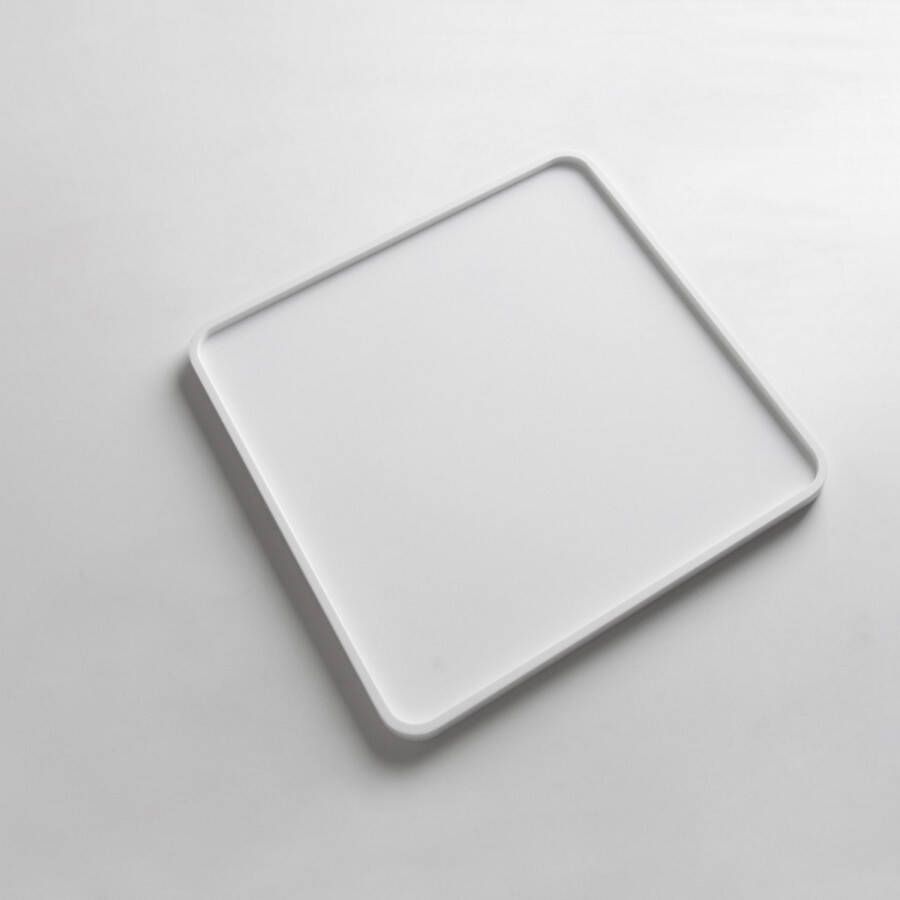 Ideavit Cosmetica Plank Solidplate 25x25x1.2 cm Solid Surface Mat Wit
