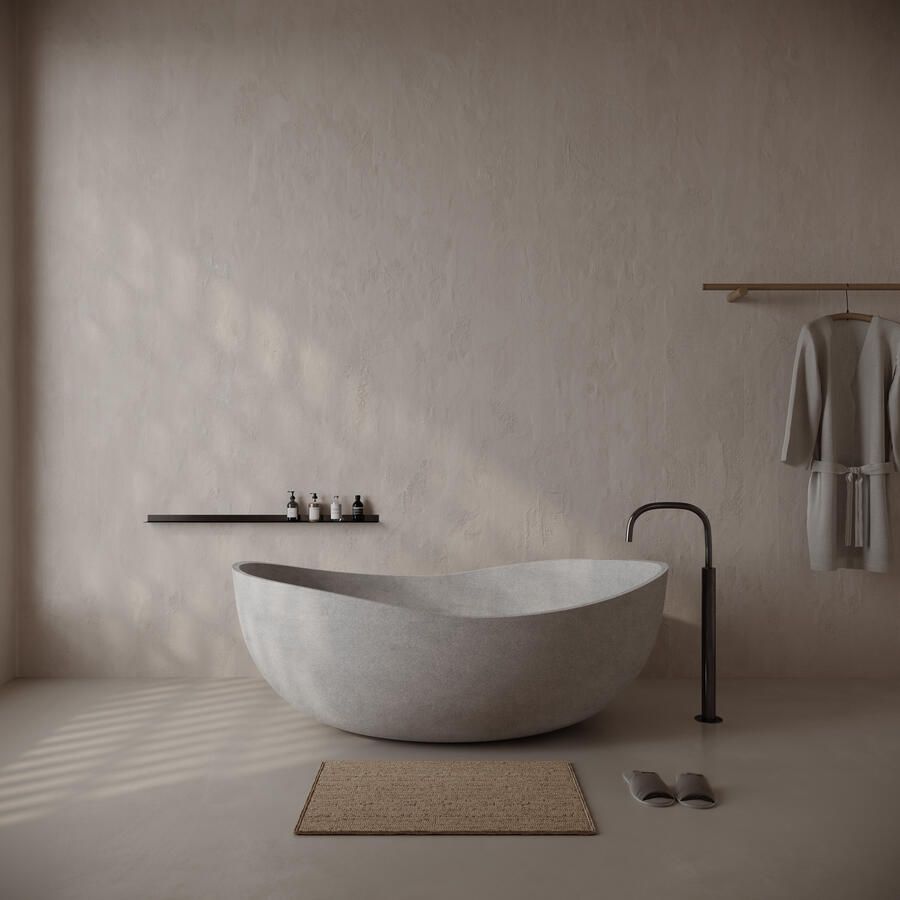 Ideavit Vrijstaande Badkuip Idea.Sense 160x97 5x58cm Beton