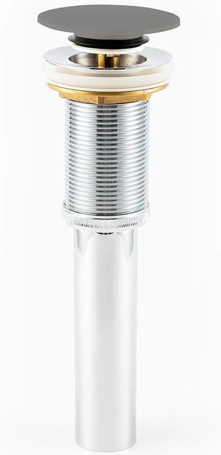 Ideavit Wastafelplug Afsluitbaar Bol Oppervlak Mat Donker Grijs