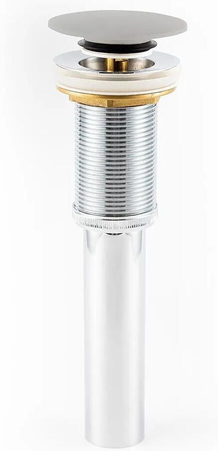 Ideavit Wastafelplug Afsluitbaar Vlak Oppervlak Mat Licht Grijs