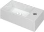 Ink Versus Fontein 36x18x9cm wasbak l s 1 kraangat polystone wit glans 3404130 - Thumbnail 1