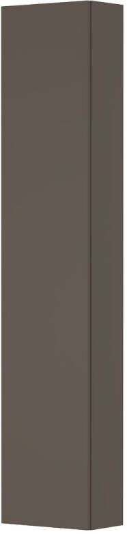 INK Hoge kast 1 deur l s rechts greeploos incl. spiegel aan de binnenzijde 35 cm x 20 cm x 169 cm Mat taupe 1241105