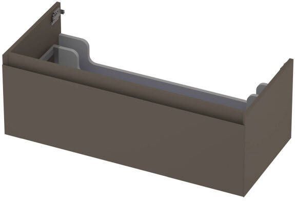 INK Onderkast 1 lade greeploos gelakt 45gr 100 cm x 45 cm x 35 cm Mat taupe 1240135