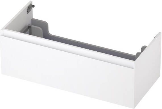 INK Onderkast 1 lade greeploos gelakt 45gr 100 cm x 45 cm x 35 cm Mat wit 1240130