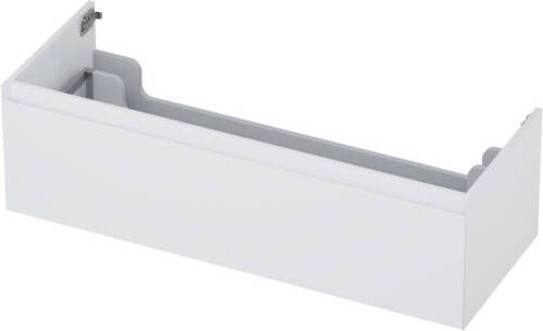 INK Onderkast 1 lade greeploos gelakt 45gr 120 cm x 45 cm x 35 cm Hoogglans wit 1240142