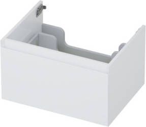 INK Onderkast 1 lade greeploos gelakt 45gr 60 cm x 45 cm x 35 cm Hoogglans wit 1240102