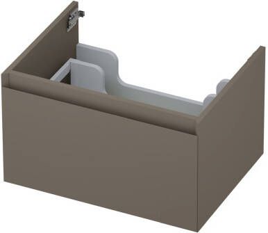 INK Onderkast 1 lade greeploos gelakt 45gr 60 cm x 45 cm x 35 cm Mat taupe 1240105