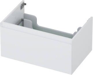 INK Onderkast 1 lade greeploos gelakt 45gr 70 cm x 45 cm x 35 cm Hoogglans wit 1240112