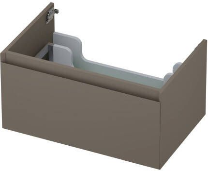INK Onderkast 1 lade greeploos gelakt 45gr 70 cm x 45 cm x 35 cm Mat taupe 1240115