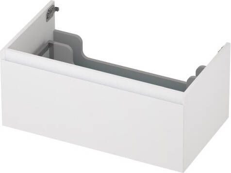 INK Onderkast 1 lade greeploos gelakt 45gr 80 cm x 45 cm x 35 cm Mat wit 1240170
