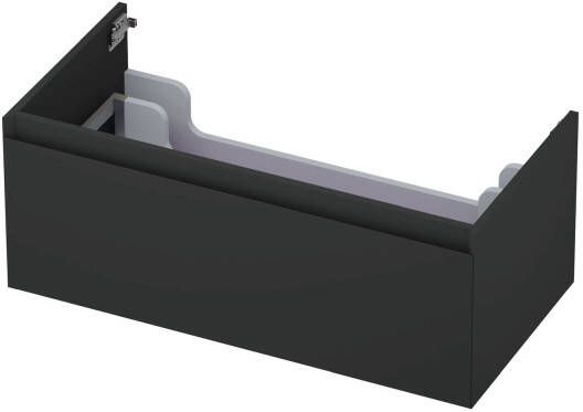 INK Onderkast 1 lade greeploos gelakt 45gr 90 cm x 45 cm x 35 cm Mat antraciet 1240121