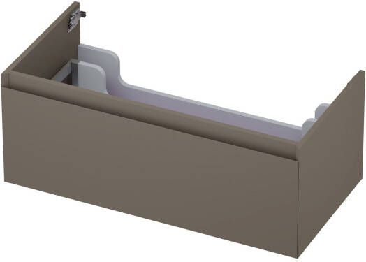 INK Onderkast 1 lade greeploos gelakt 45gr 90 cm x 45 cm x 35 cm Mat taupe 1240125