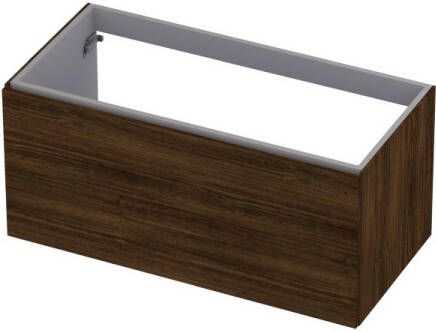 INK Onderkast 1 lade softclose met greep hout decor 100 cm x 48 cm x 45 cm Koper eiken 1258024