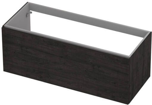 INK Onderkast 1 lade softclose met greep hout decor 120 cm x 48 cm x 45 cm Houtskool eiken 1258033