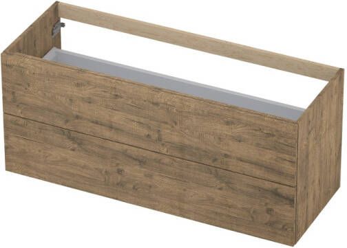 INK Onderkast 2 laden met grepen hout d