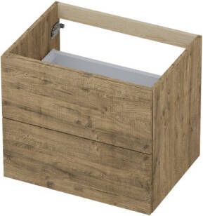 INK Onderkast 2 laden met grepen hout d