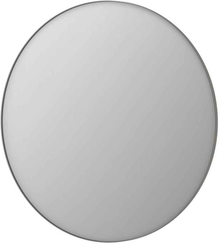 Ink Spiegel Rond Geborsteld RVS Aluminium Kader 120 x 3 5 cm