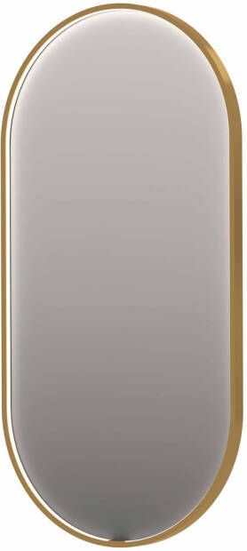 INK Spiegel SP28 Contour 60x4x120 cm in Geborsteld Mat Goud