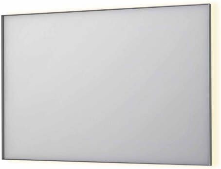 INK Spiegel SP32 120x4x80 cm Incl. Indirect LED-Verlichting Rondom en Spiegelverwarming Geborsteld RVS