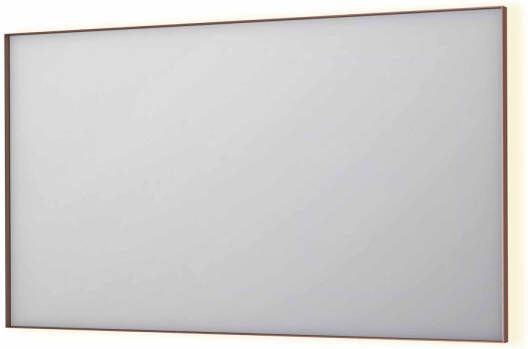 INK Spiegel SP32 140x4x80 cm Incl. Indirect LED-Verlichting Rondom en Spiegelverwarming Geborsteld Koper