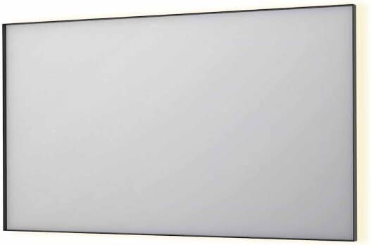 INK Spiegel SP32 140x4x80 cm Incl. Indirect LED-Verlichting Rondom en Spiegelverwarming Geborsteld Metal Black