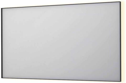 INK Spiegel SP32 140x4x80 cm Incl. Indirect LED-Verlichting Rondom en Spiegelverwarming Mat Zwart