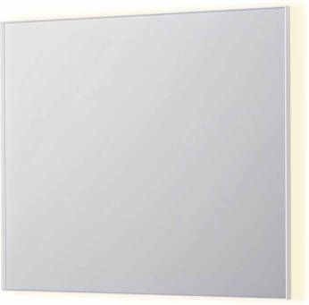 INK Spiegel SP32 90x4x80 cm Incl. Indirect LED-Verlichting Rondom en Spiegelverwarming Mat Wit