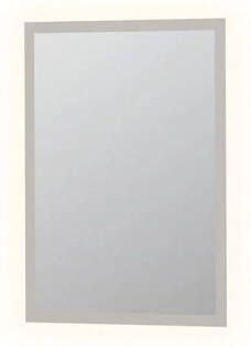 INK Spiegel SP7 60x3x80 cm Met Spiegelverwarming Aluminium Kader