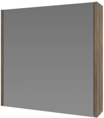INK Spiegelkast Proline Comfort Met Houten Deur 60x14x60 cm Scotch Oak
