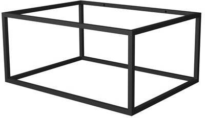 INK Stalen frame 15mm dikte 60 cm x 45 cm x 27 cm Mat zwart 1901251