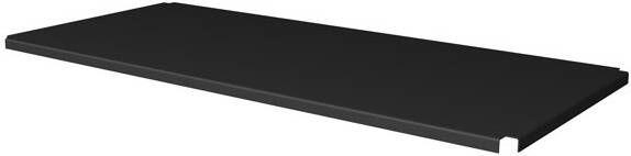 INK Stalen Inlegplateau tbv stalen frame 100 cm x 45 cm x 2 cm Mat zwart 1901405