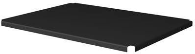 INK Stalen Inlegplateau tbv stalen frame 60 cm x 45 cm x 2 cm Mat zwart 1901401