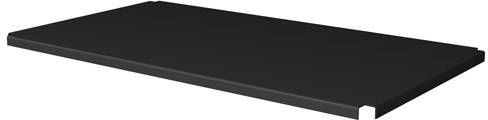 INK Stalen Inlegplateau tbv stalen frame 80 cm x 45 cm x 2 cm Mat zwart 1901403