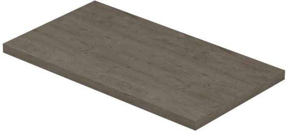 INK Topdeck XS Topplaat voor Fontein 40x22x1 6 cm in Greige Eiken