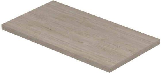 INK Topdeck XS Topplaat voor Fontein 40x22x1 6 cm in Ivoor Eiken