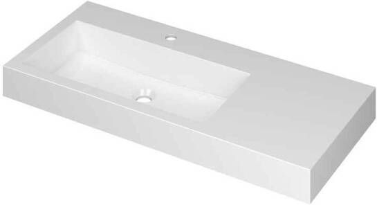 INK Wastafel Momento 1000x450x90 mm Glans wit 3421036