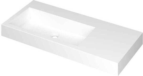 INK Wastafel Momento 1000x450x90 mm Mat wit 3421335