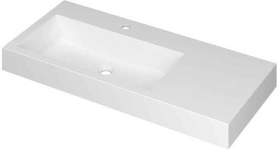 INK Wastafel Momento 1000x450x90 mm Mat wit 3421336