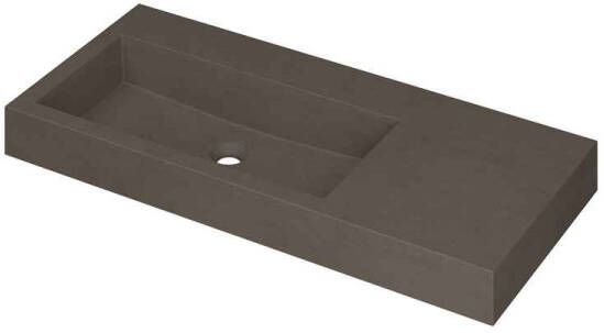 INK Wastafel Momento 1000x450x90 mm Quartz beton 3421435