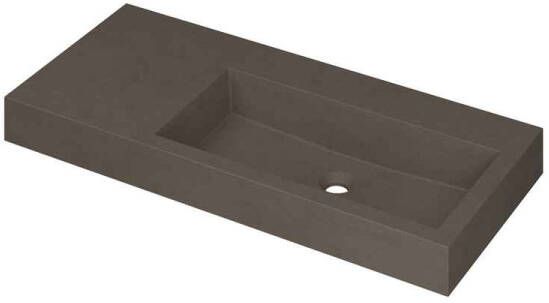 INK Wastafel Momento 1000x450x90 mm Quartz beton 3421438