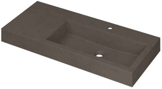 INK Wastafel Momento 1000x450x90 mm Quartz beton 3421439