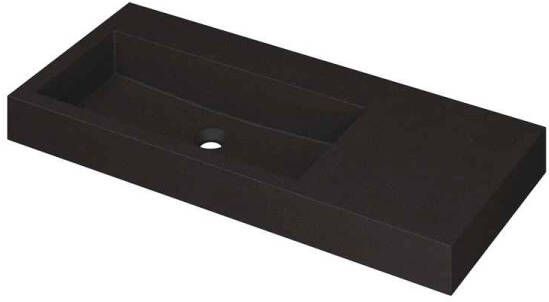 INK Wastafel Momento 1000x450x90 mm Quartz zwart 3421235