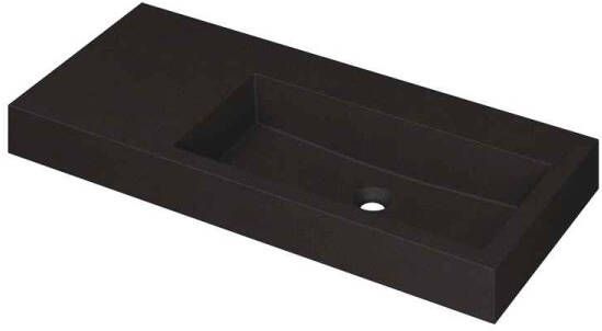 INK Wastafel Momento 1000x450x90 mm Quartz zwart 3421238