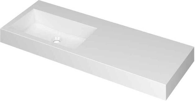 INK Wastafel Momento 1200x450x90 mm Glans wit 3421045
