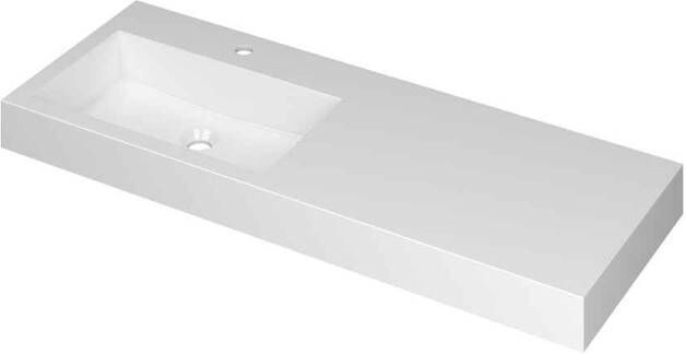 INK Wastafel Momento 1200x450x90 mm Glans wit 3421046