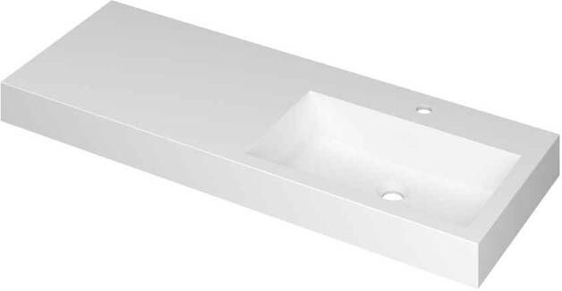 INK Wastafel Momento 1200x450x90 mm Mat wit 3421349