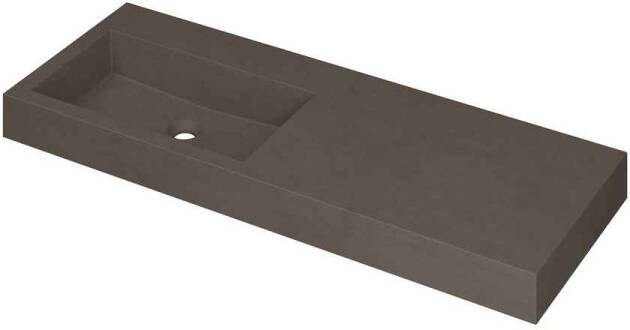INK Wastafel Momento 1200x450x90 mm Quartz beton 3421445